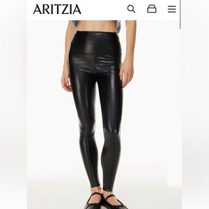 Wilfred free - Daria pant (vegan leather leggings) - size xs